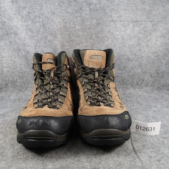 Hi Tec Shoes Mens 12 Hiking Boot Leather Waterproof Lace Up Combat Utility Brown